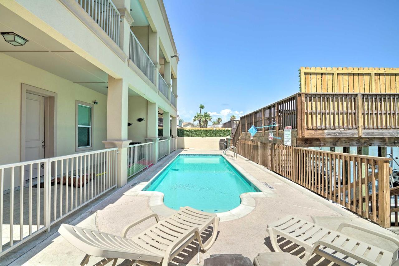 Updated Fiesta Isles Condo With Bay Views And Pool! South Padre Island Exterior foto